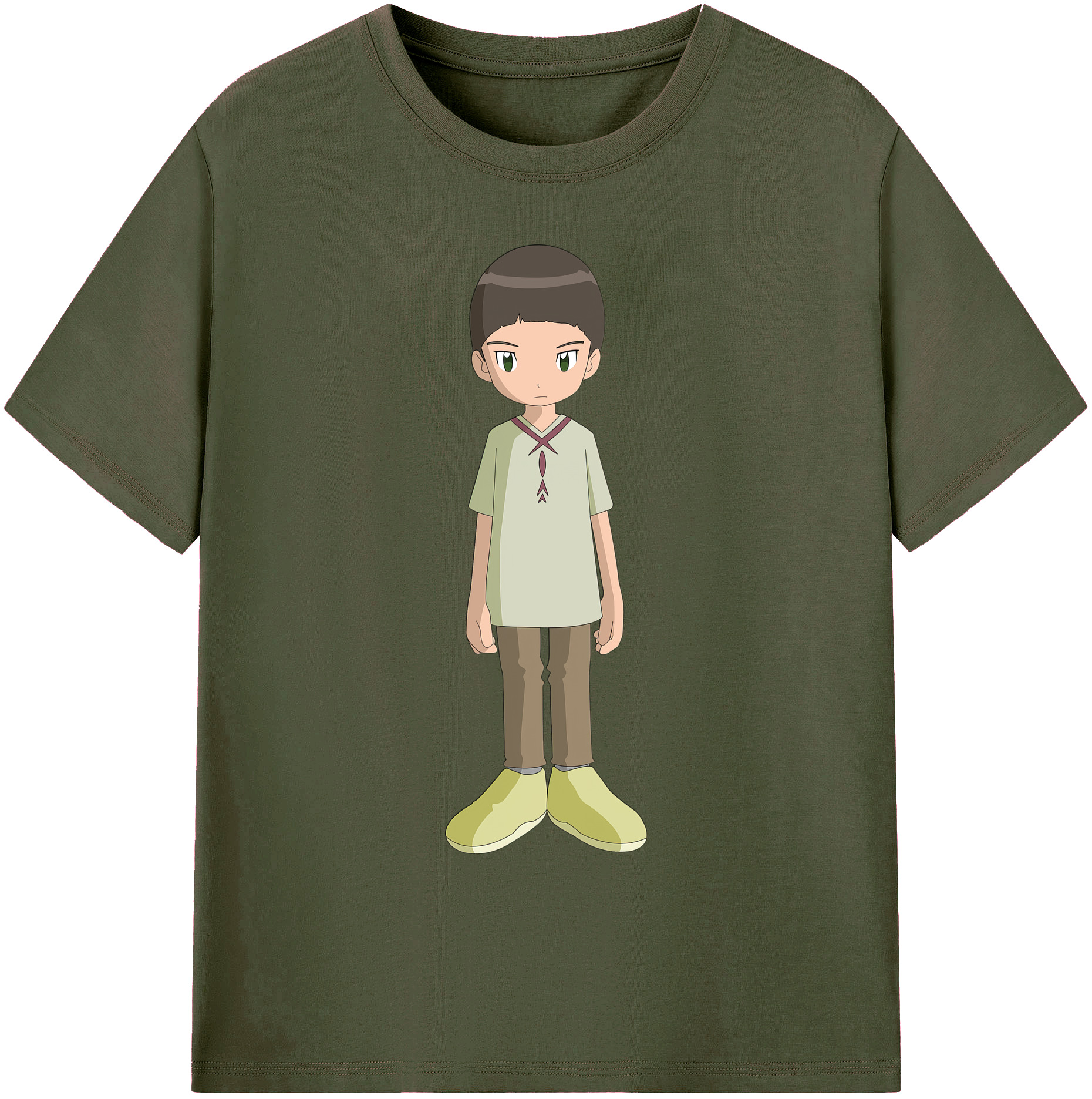 （画像用） Digimon デジタルモンスター/デジモン 綿100％ メンズ半袖Tシャツ｜肌触りやわらか＆通気性